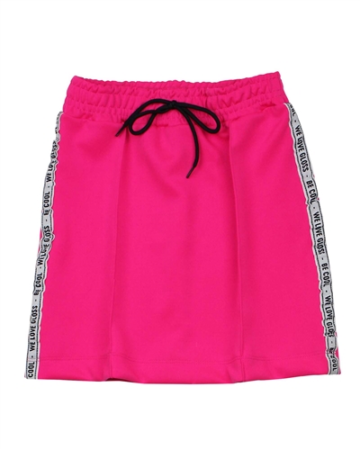Gloss Junior Girl's Sporty Skirt in Fuchsia