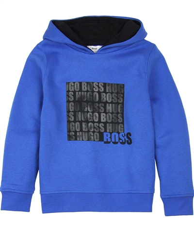 BOSS Boys Hooded Sweatshirt with Print
