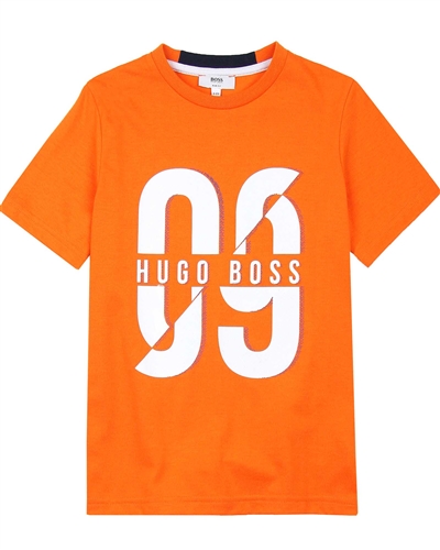 BOSS Boys T-shirt with Number Print
