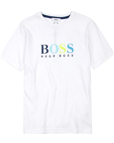 BOSS Boys Logo T-shirt in J25D85-N48
