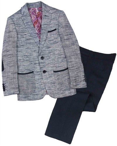 Isaac Mizrahi Boys' Two-tone Linen Suit