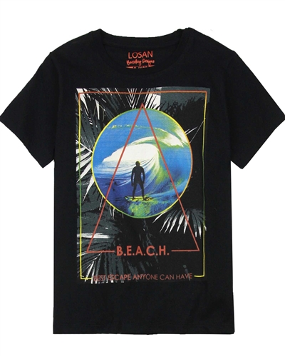 Losan Junior Boys T-shirt with Surfing Print