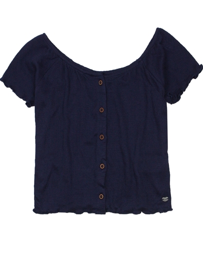 Losan Junior Girls Top with Button Front