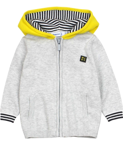 Mayoral Baby Boy's Hooded Knit Cardigan