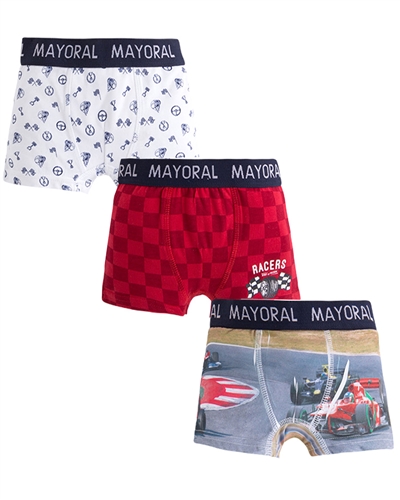 Mayoral Boy's Red 3-piece Boxers Set
