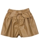 Mayoral Girl's Wide Leg Pleather Shorts
