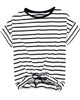 Mayoral Junior Girl's Striped Top with Drawstring
