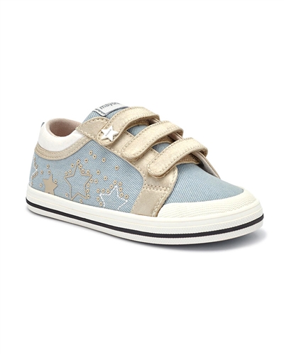 MAYORAL Girls Sneakers with Stars in Blue