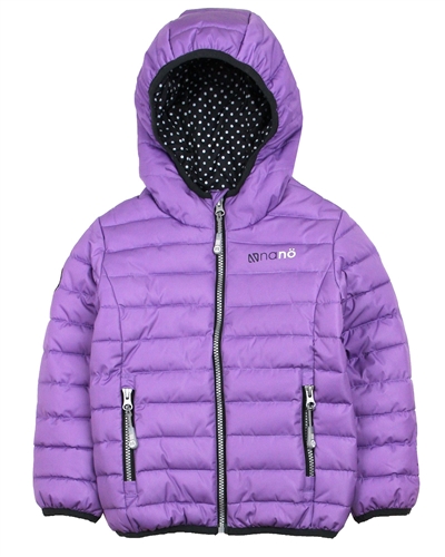 Nano Girls Transitional Quilted Jacket in Lilac