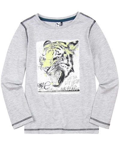 3Pommes Boys T-shirt with Tiger Print
