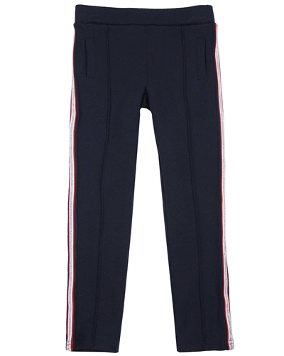 3Pommes Ponte Pants with Side Stripes