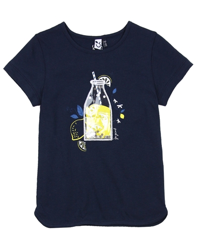 3Pommes T-shirt with 3D Lemonade Applique