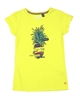 Quapi Girl's T-shirt with Pineapple Print