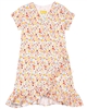 Tuc Tuc Girl's Wrap Jersey Dress in Floral Print