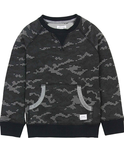 Art and Eden Boy's Sweatshirt in Digital Camo Print