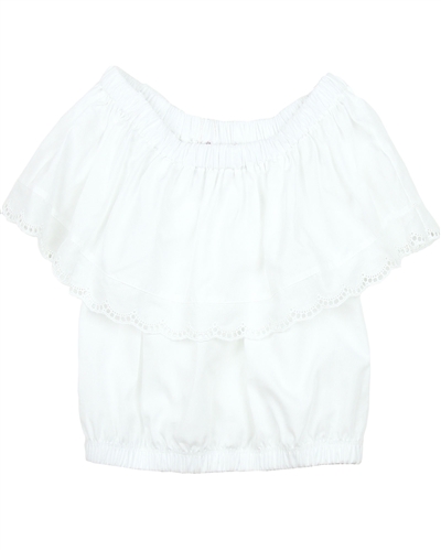 Agatha Ruiz de la Prada Off Shoulder Ruffle Blouse