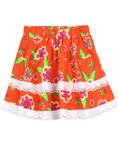 Agatha Ruiz de la Prada Skirt with Eyelet Ruffle