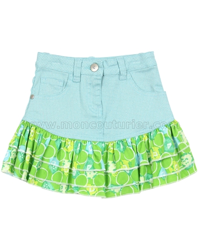 Blu by Blu Skirt with Tiered Bottom Colourful
