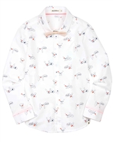 BILLYBANDIT Boys' Dress Shirt with Bow Tie, Sizes 3-10