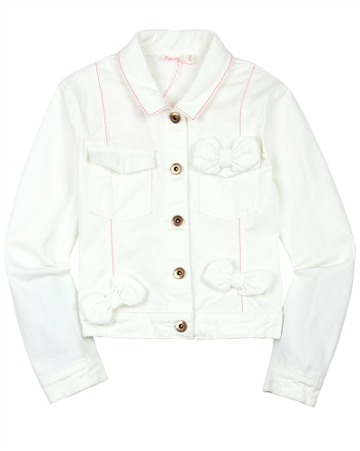 Billyblush Denim Jacket with Bows