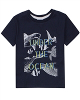 Boboli Baby Boys T-shirt with Sharks Print