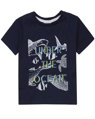 Boboli Baby Boys T-shirt with Sharks Print