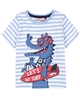 Boboli Baby Boys Striped T-shirt with Crocodile