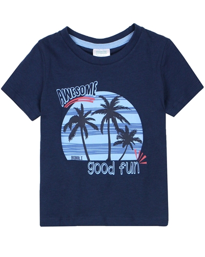 Boboli Baby Boys T-shirt with Palms Print