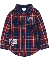Boboli Little Boys Flannel Check Shirt
