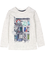 Boboli Little Boys T-shirt with Music Print