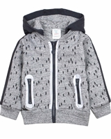 Boboli Little Boys Terry Cardigan with Fleece Lining