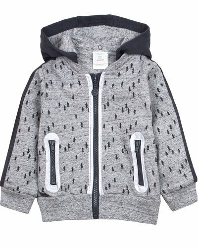 Boboli Little Boys Terry Cardigan with Fleece Lining