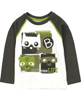 Boboli Little Boys T-shirt with Superheroes Print