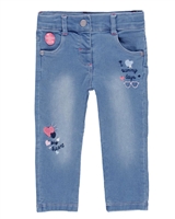 Boboli Baby Girls Jogg Jeans with Hearts
