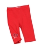 Boboli Baby Girls Basic Capri Leggings in Red