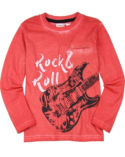 Boboli Boys T-shirt with Guitar Print
