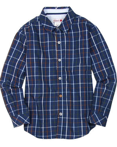 Boboli Boys Plaid Shirt