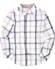 Boboli Boys Long Sleeve Linen Plaid Shirt