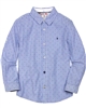 Boboli Boys Long Sleeve Striped and Dots Shirt