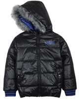 Boboli Boys Reversible Quilted Coat
