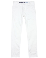 Boboli Boys Basic Dress Chino Pants in White