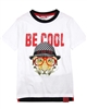 Boboli Boys T-shirt with Tiger Graphic
