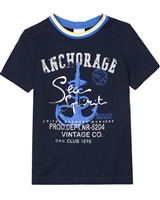 Boboli Boys T-shirt with Anchor Print