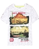 Boboli Boys Slub Jersey T-shirt with Print at the Front