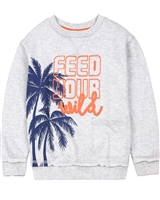 Boboli Boys Sweatshirt with Palm Print