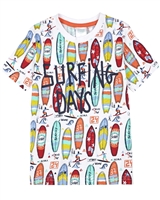 Boboli Boys T-shirt in Surf Boards Print