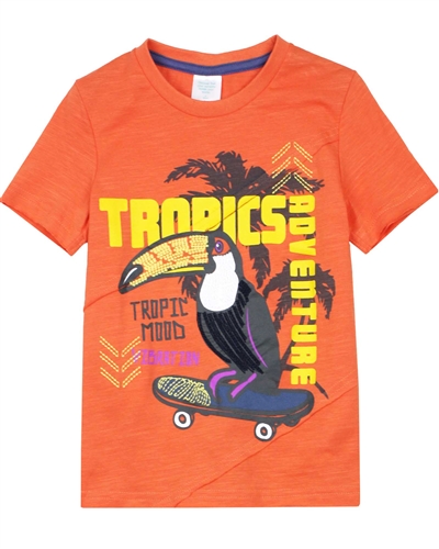 Boboli Boys T-shirt with Toucan Print