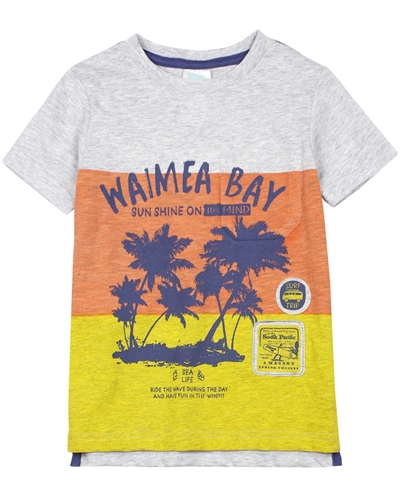 Boboli Boys T-shirt with Palms Print