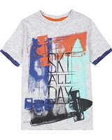 Boboli Boys T-shirt with Abstract Print