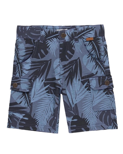 Boboli Boys Terry Shorts in Tropical Print